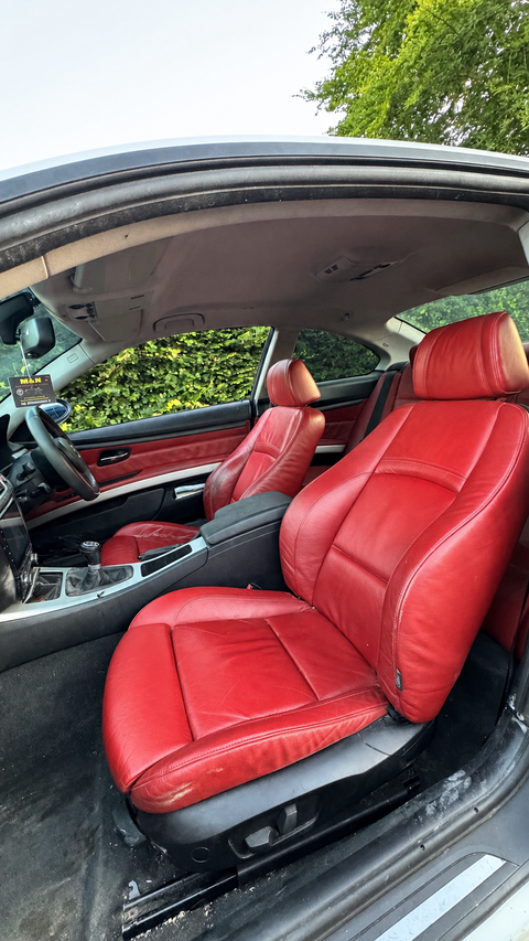 BMW E92 Red Leather Interior